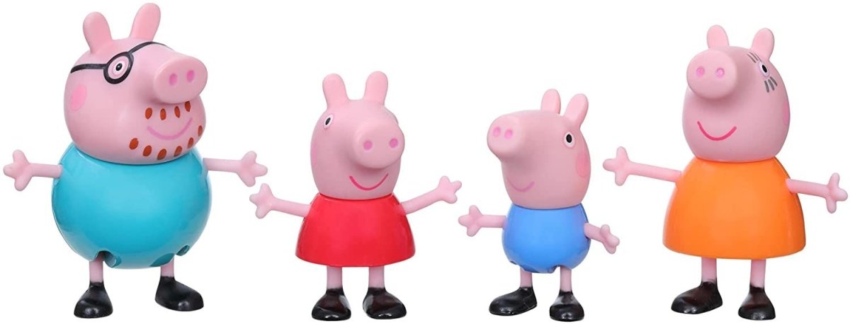Peppa's Family 4 - Pack - Peppa Pig - The Toy Store