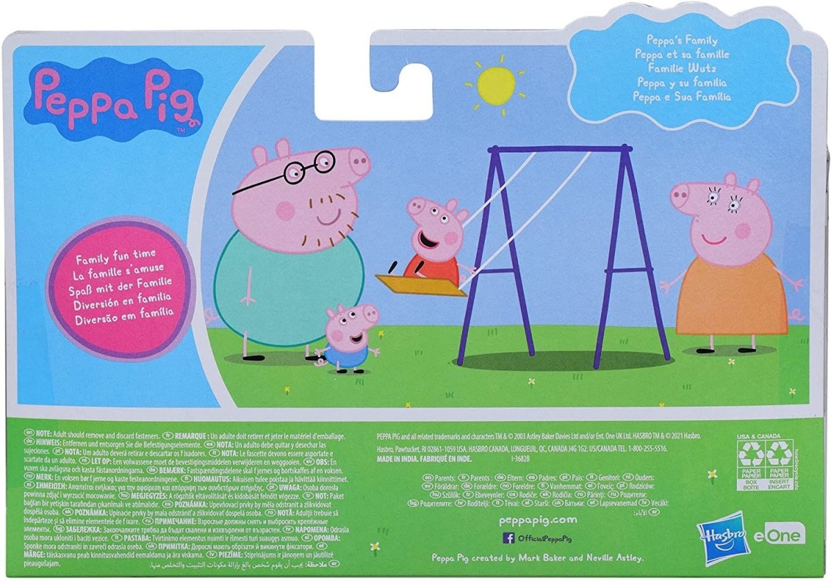 Peppa's Family 4 - Pack - Peppa Pig - The Toy Store