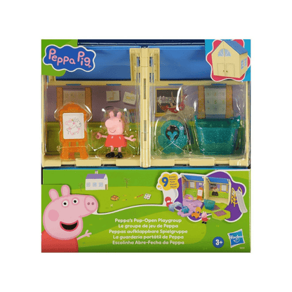 Peppa Pig Open Playgroup Playset box with Peppa figure and open play area
