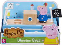 Wooden Boat With Figure - Peppa Pig - The Toy Store