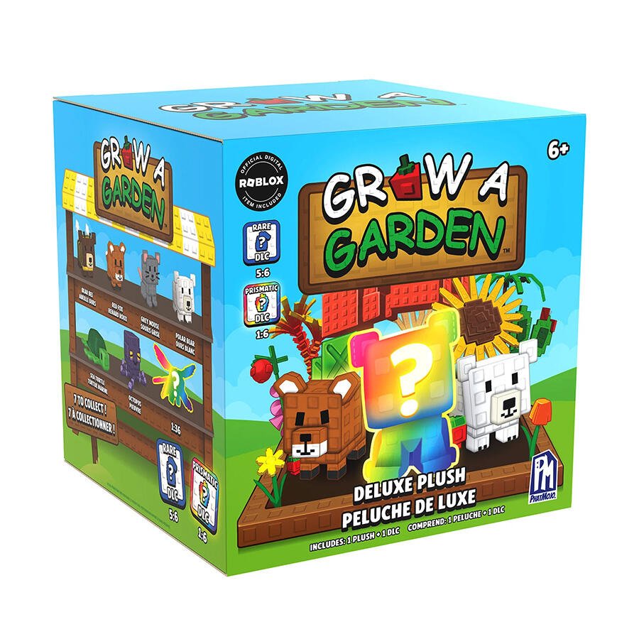 Grow A Garden plush blind in retail box, 6+ age label