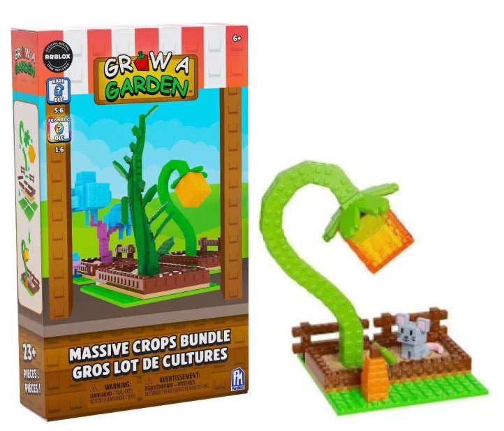 Grow A Garden Massive Crops Bundle box with green plant build and orange crops