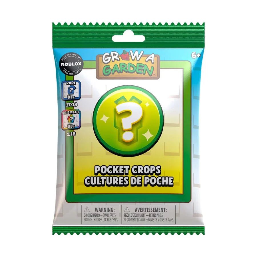 Grow A Garden Pocket Crops Paket mit „Pocket Crops“ Aufkleber
