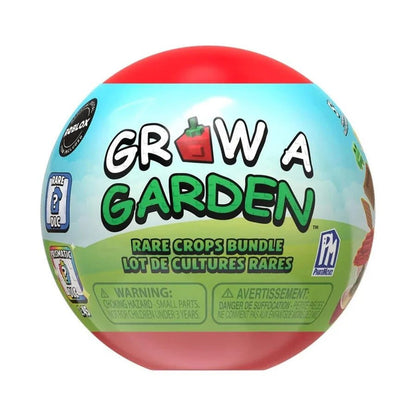 Grow a Garden Rare Crops Bundle ball packaging, colorful “Rare Crops Bundle” text