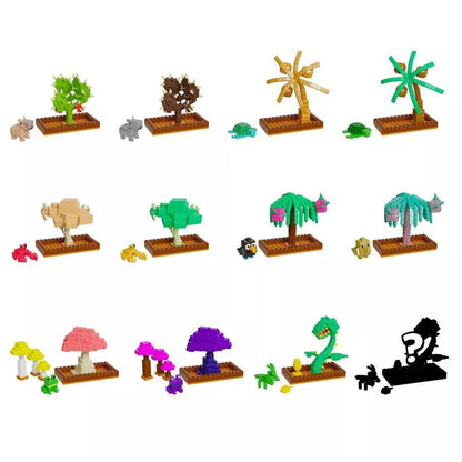 Rare crops bundle set with multiple buildable plants on small brown bases