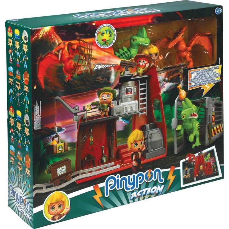 Action Wild Dinos Camp Set - Pinypon - The Toy Store