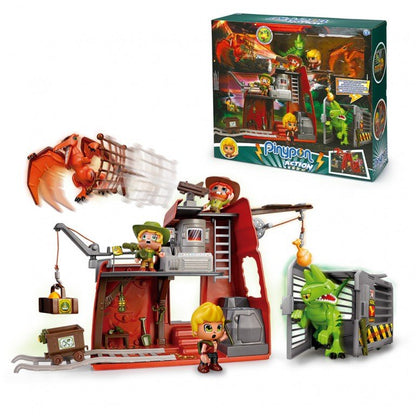 Action Wild Dinos Camp Set - Pinypon - The Toy Store