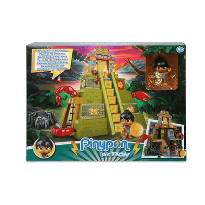 Wild Pyramid Action Toy Set With Puzzles - Pinypon - The Toy Store