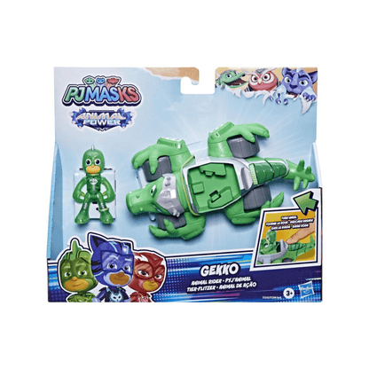 Gekko Car Light - Up Racer With Gekko Action Figure - Pjmasks - The Toy Store