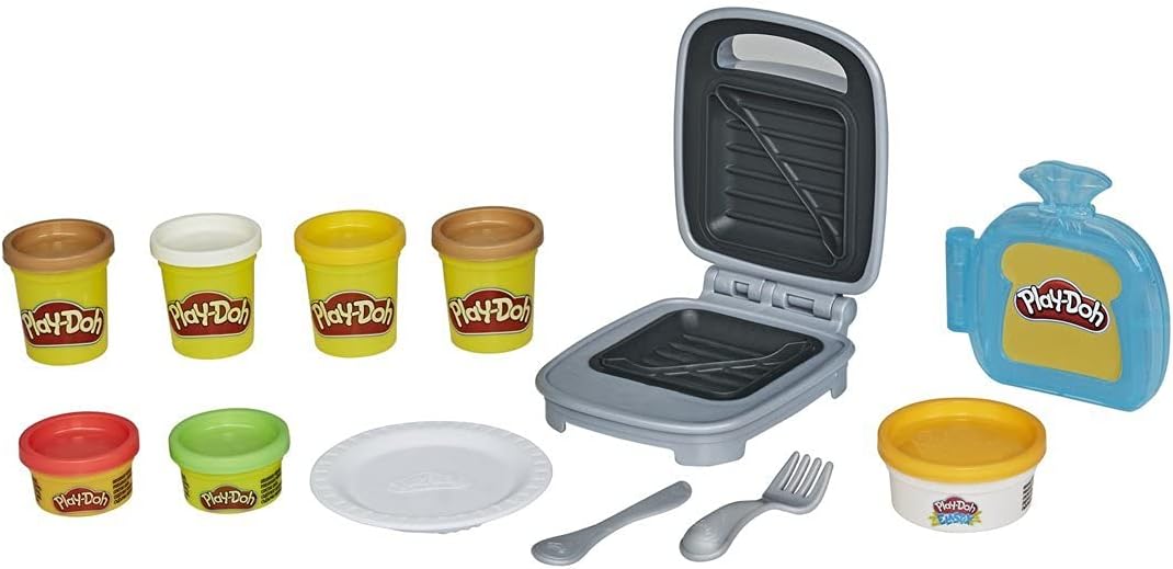 Kitchen Creations Cheesy Sandwich Play Food Set - Playdoh - The Toy Store