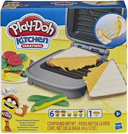 Kitchen Creations Cheesy Sandwich Play Food Set - Playdoh - The Toy Store