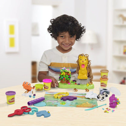 King of The Jungle, Animal - Themed Playset - Playdoh - The Toy Store