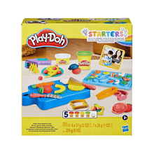 Play-Doh Little Chefs starter dough set retail box with modeling tools