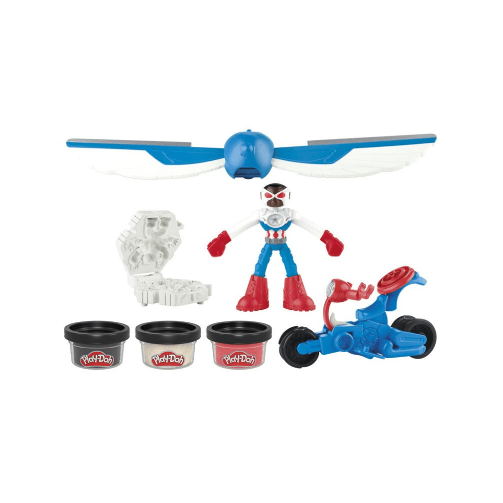 Marvel Captain America Moto - Slicer Playset - Playdoh - The Toy Store