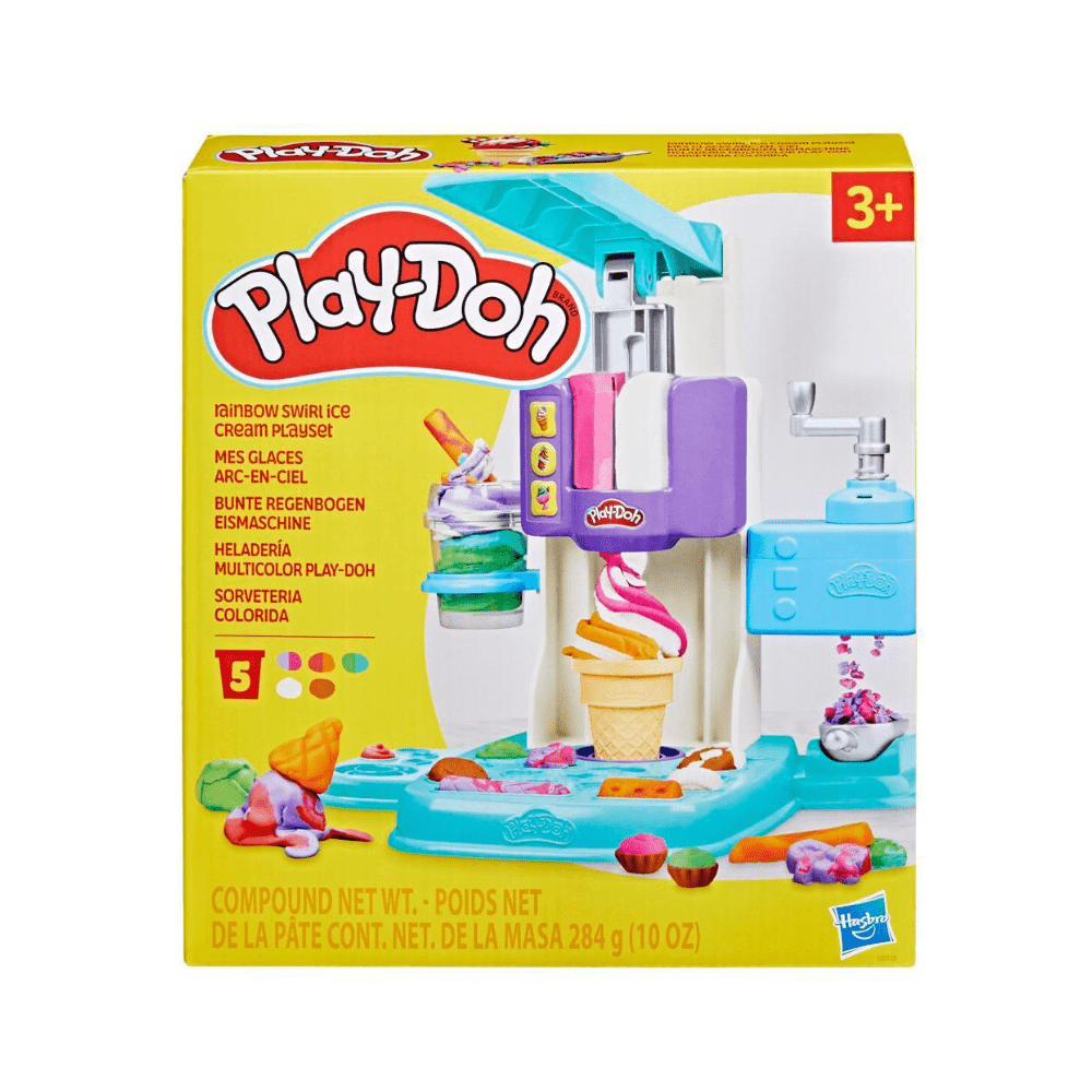 Play - Doh Rainbow Swirl Ice Cream Playset - Playdoh - The Toy Store
