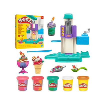 Play - Doh Rainbow Swirl Ice Cream Playset - Playdoh - The Toy Store
