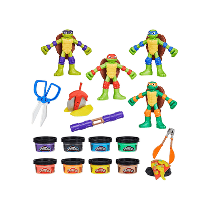 Ninja Cowabunga Creations Set - Playdoh - The Toy Store