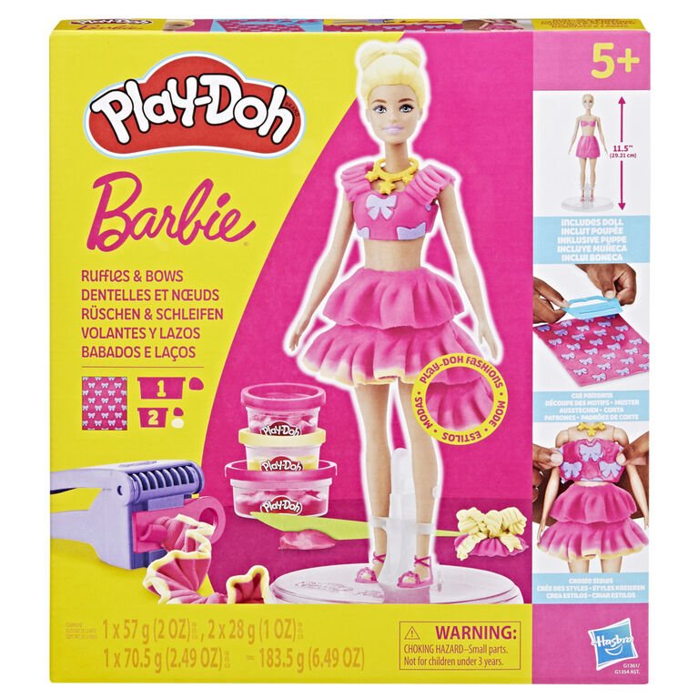 Playdoh x Barbie Ruffles and Bows Doll Set - Playdoh - The Toy Store