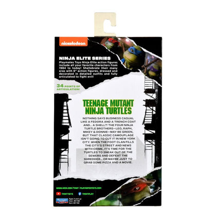 Teenage Mutant Ninja Turtles Classic Elite 6" Figure Leonardo - in - Disguise - Playmates - The Toy Store