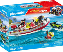 Action Heroes Fireboat With Aqua Scooter - Playmobil - The Toy Store
