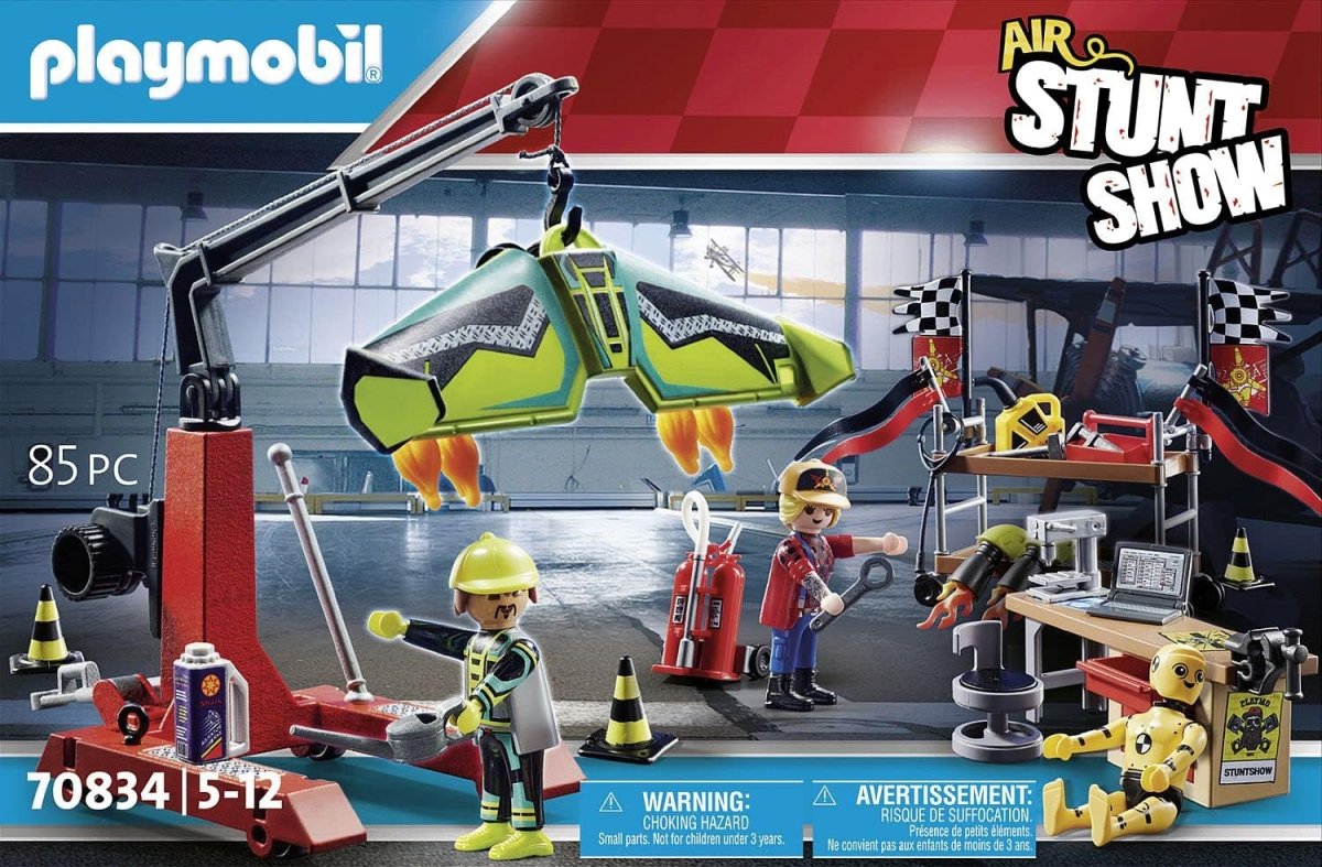 Air Stunt Show Service Station Set - Playmobil - The Toy Store
