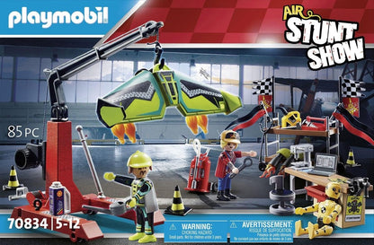 Air Stunt Show Service Station Set - Playmobil - The Toy Store