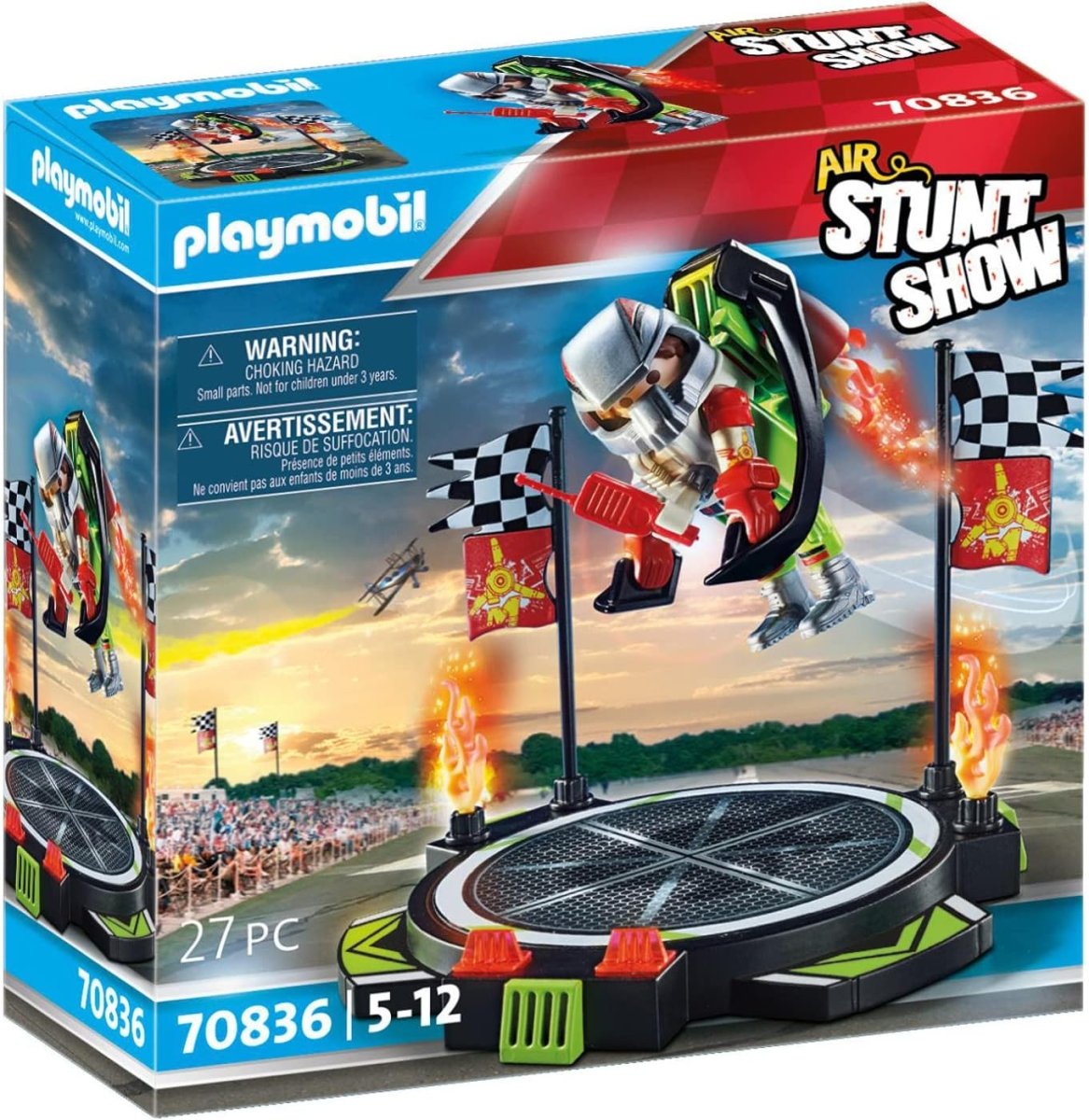 Air Stunt Show Stuntman With Jet Pack - Playmobil - The Toy Store