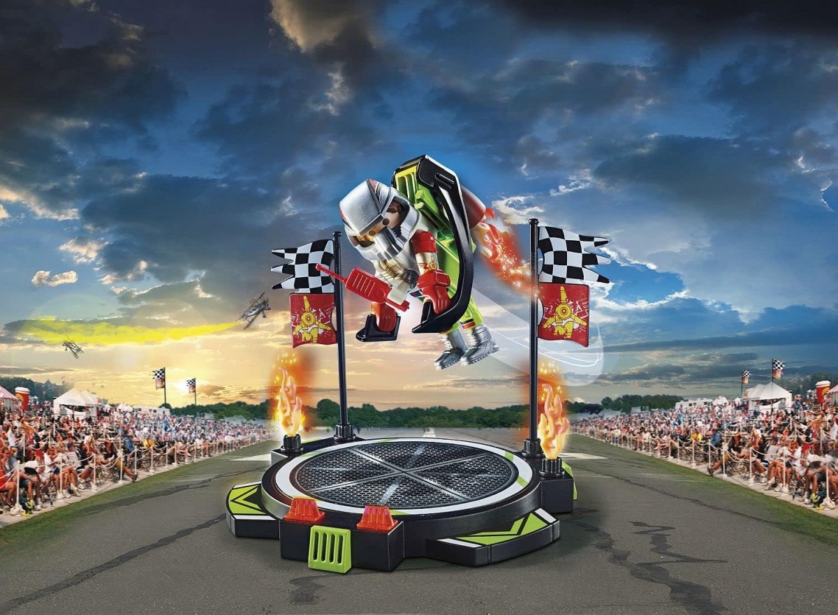 Air Stunt Show Stuntman With Jet Pack - Playmobil - The Toy Store