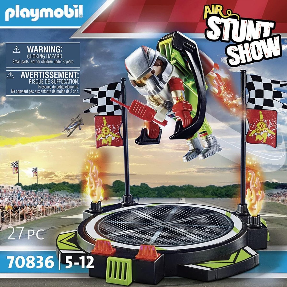 Air Stunt Show Stuntman With Jet Pack - Playmobil - The Toy Store