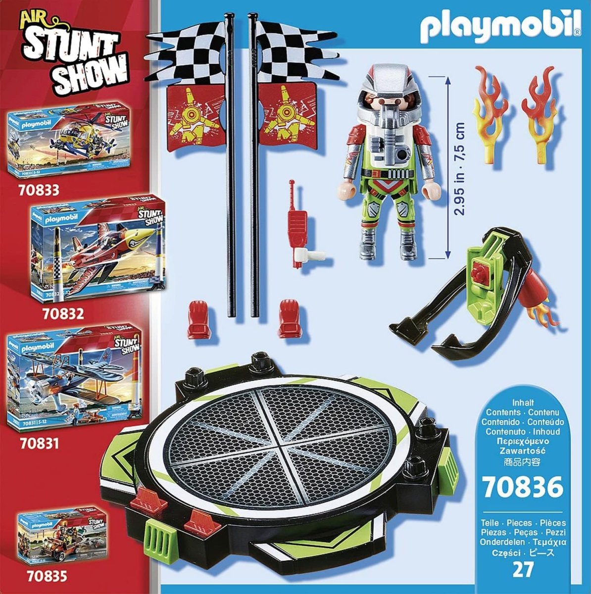 Air Stunt Show Stuntman With Jet Pack - Playmobil - The Toy Store