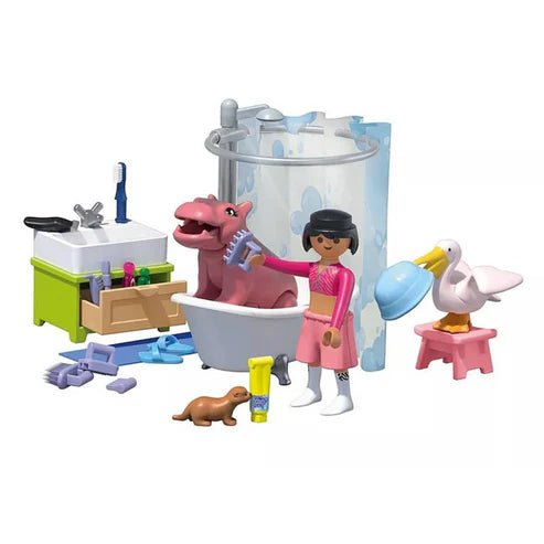 Animal Bathing Fun - Playmobil - The Toy Store
