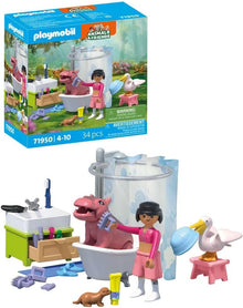 Animal Bathing Fun - Playmobil - The Toy Store