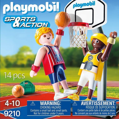Basketball Players With Basket - Playmobil - The Toy Store