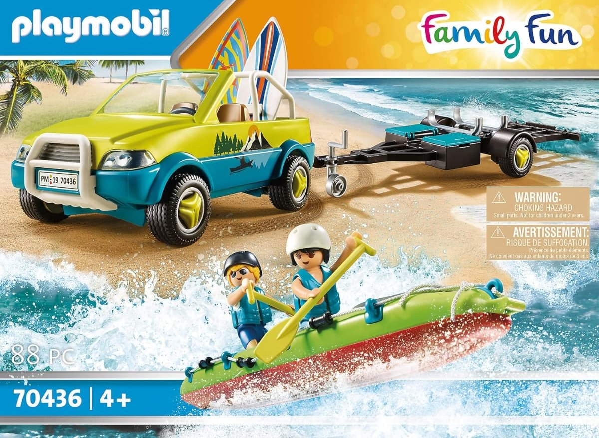 Beach Car With Canoe - Playmobil - The Toy Store