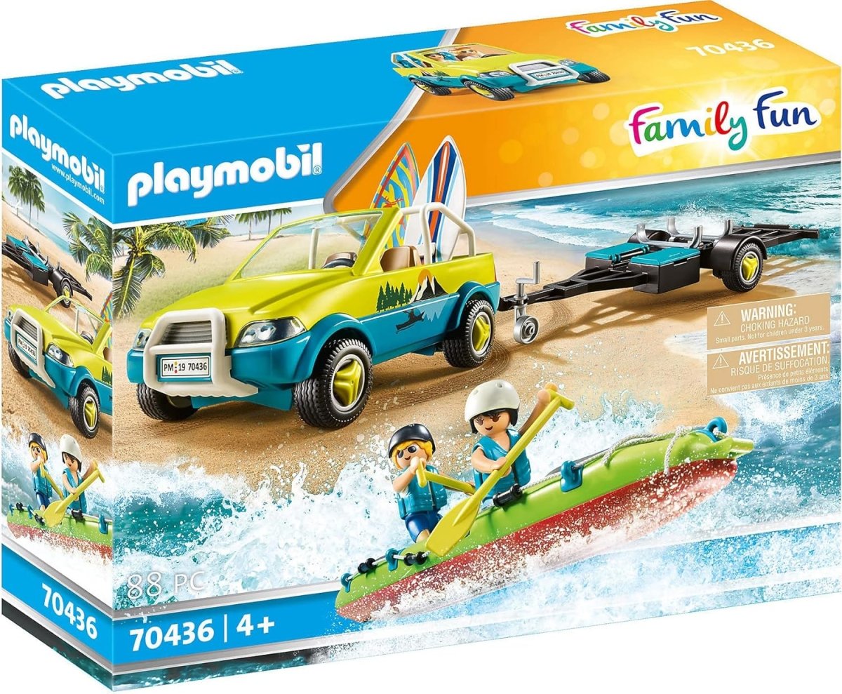 Beach Car With Canoe - Playmobil - The Toy Store