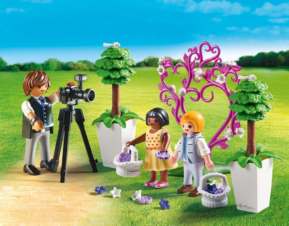 Children With Photographer Building Figure - Playmobil - The Toy Store
