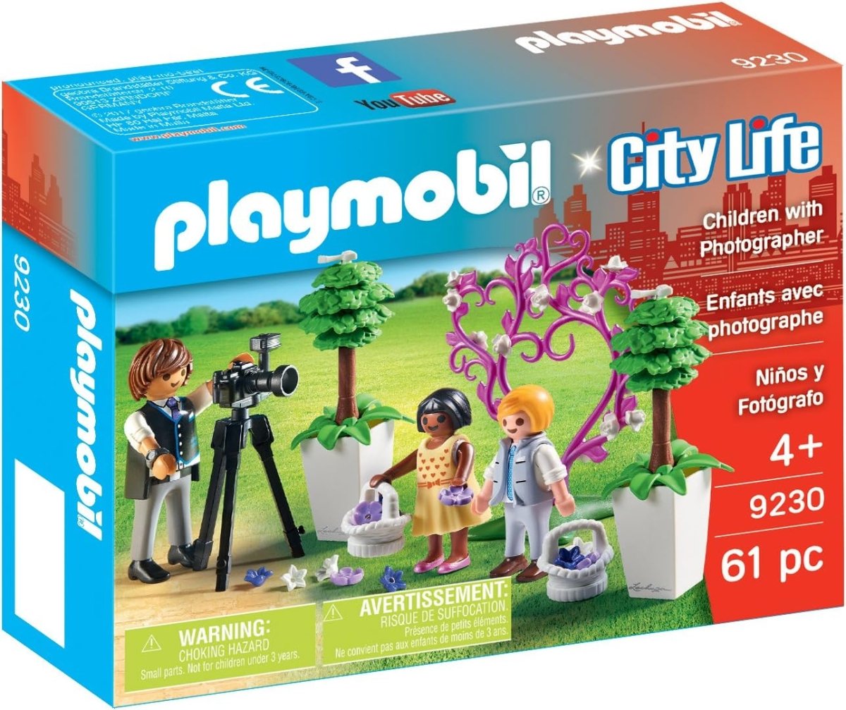 Children With Photographer Building Figure - Playmobil - The Toy Store