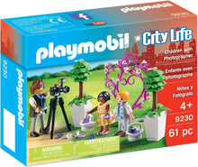 Children With Photographer Building Figure - Playmobil - The Toy Store