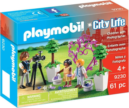 Children With Photographer Building Figure - Playmobil - The Toy Store