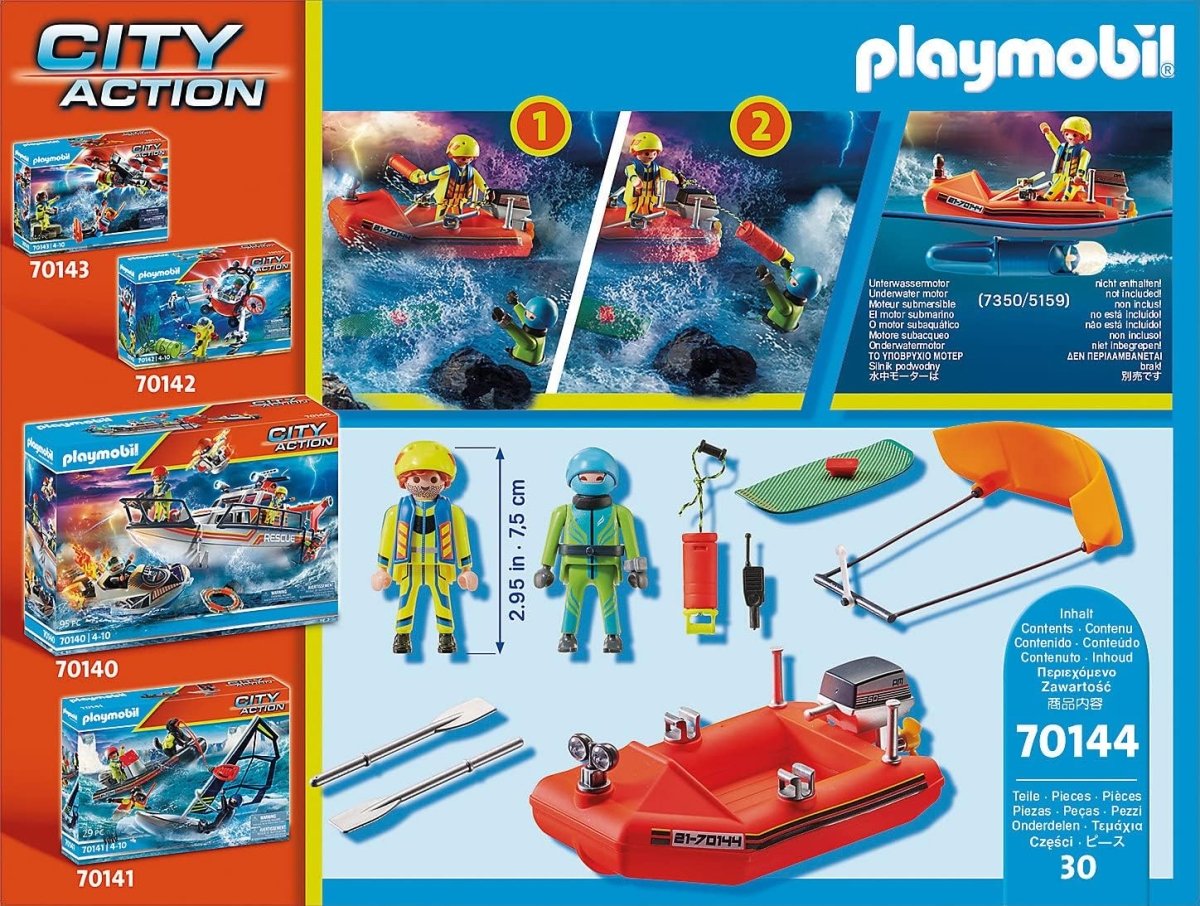City Action Kitesurfer Rescue Set - Playmobil - The Toy Store