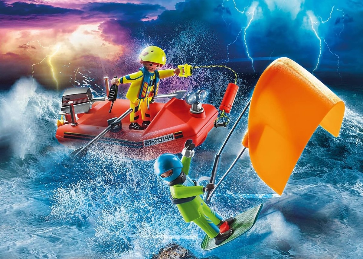 City Action Kitesurfer Rescue Set - Playmobil - The Toy Store