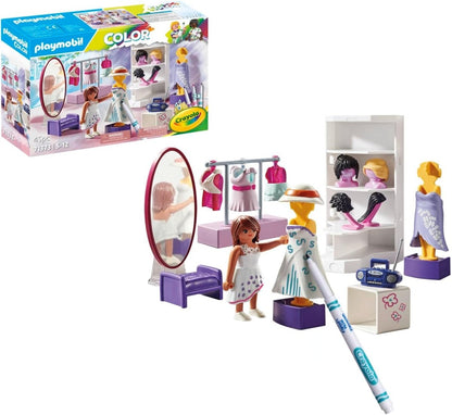 Color Dressing Room Playset - Playmobil - The Toy Store