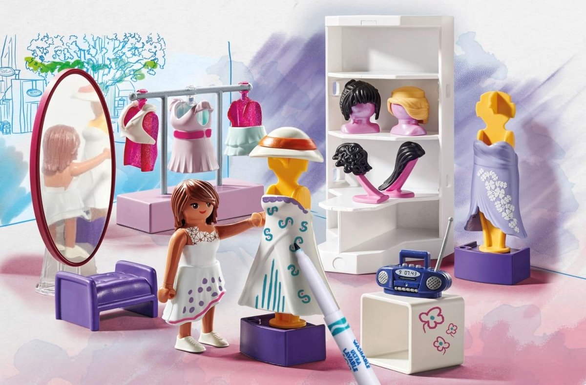 Color Dressing Room Playset - Playmobil - The Toy Store
