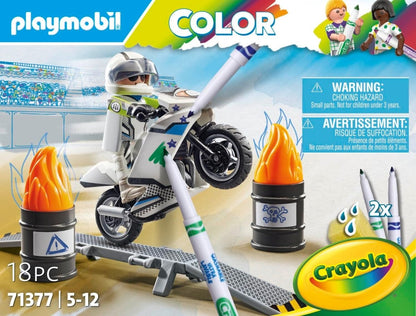 Colorful Toy Motorbike - Playmobil - The Toy Store