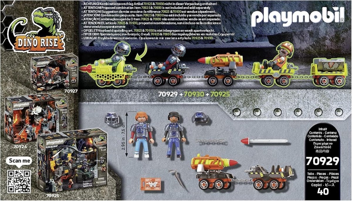 Dino Mine Missile Launcher - Playmobil - The Toy Store