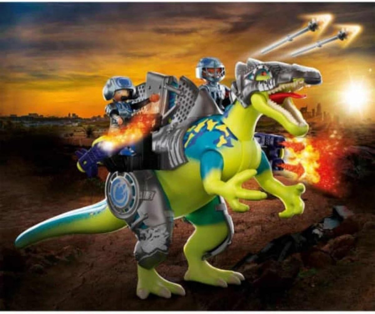 Dino Rise SpinosaurusDouble Defense Power - Playmobil - The Toy Store