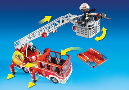 Fire Ladder Unit Playset - Playmobil - The Toy Store