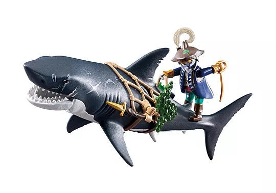 Giant Shark with Pirate - Playmobil - The Toy Store