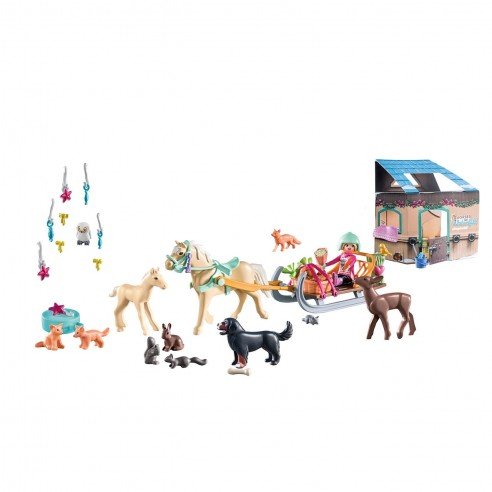 Horses of Waterfall Advent calendar - Playmobil - The Toy Store