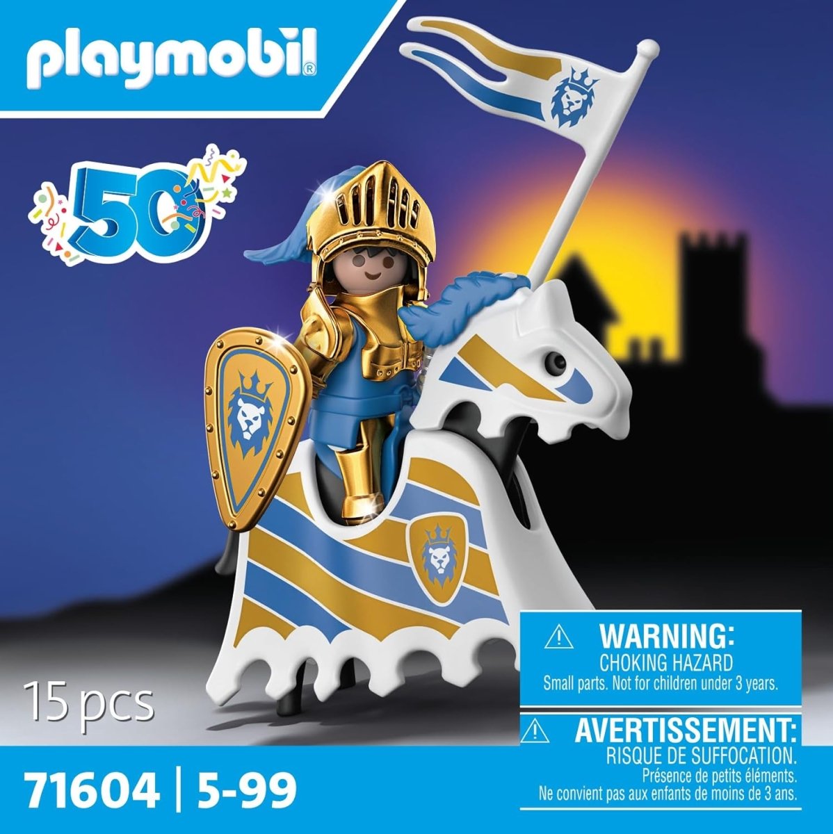 Knight 50Th Anniversary Toy Figure - Playmobil - The Toy Store